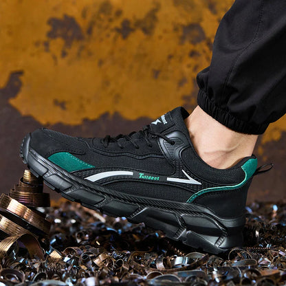 New safety shoes, puncture resistant work shoes, fashionable safety shoes, men's protective shoes, work boots