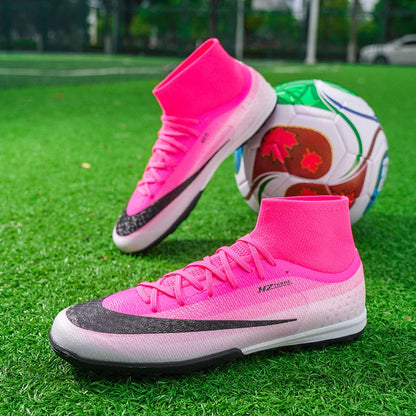 New Men Soccer Shoes Hot Sale Football Boots Women Professional TF/FG Sneakers Unisex High-quality Futsal Cleats Ultralight