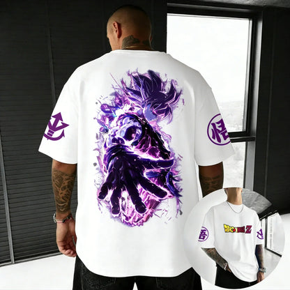 T-shirt Creative Printed Men's Harajuku Large Loose Casual Parent Child Short Sleeve