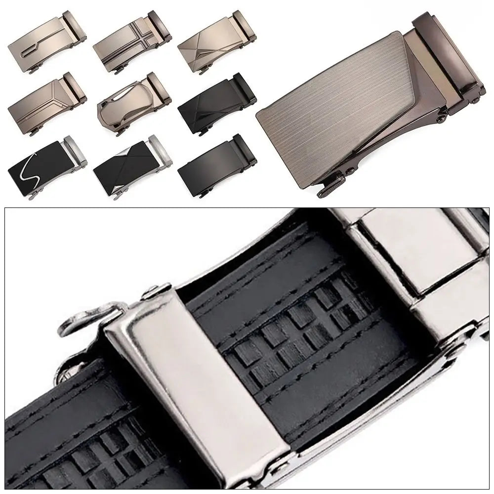 Automatic Buckle Belt Buckle Men's Belt Replacement Buckle Accessory for 3.2cm-3.5cm Width Automatic Belt