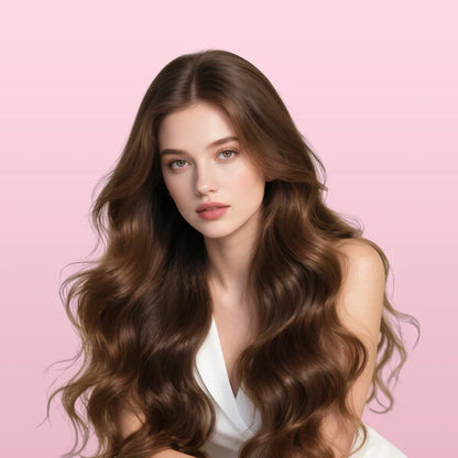 32mm Automatic Curling Iron with Negative Ion Ceramic Hair Care Buzzer Timer 4 Temperature Settings for Long Lasting Waves
