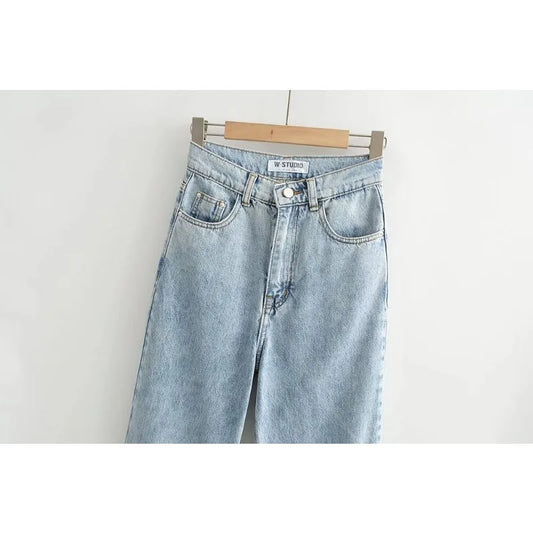 Women's High Waist Jeans Vintage Inspired Daily Uniform