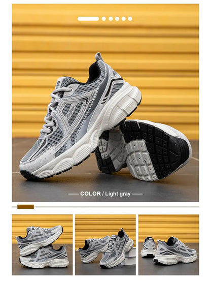 Women Running Shoes Lightweight Breathable Sport Shoes Female Comfort White Casual Sneakers Height Increase Cushioning