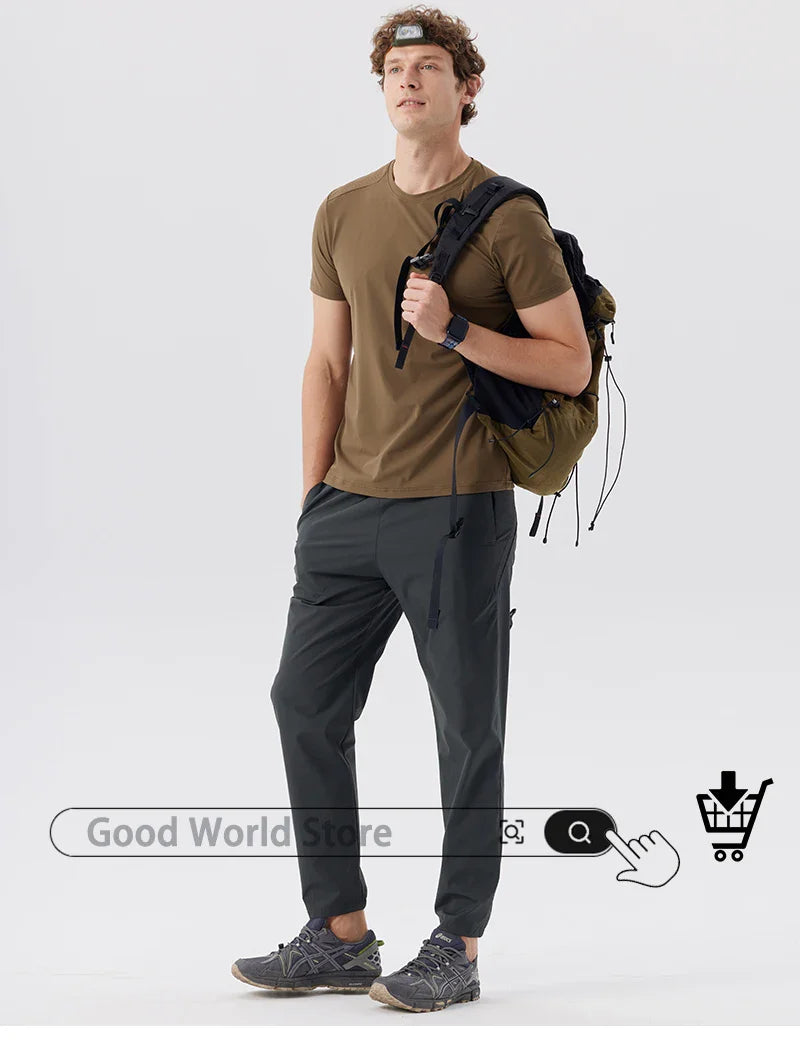 Summer Men's Jogging Sports Pants Gym Fitness Training Running Sweatpants Comfortable Breathable Workout Trousers
