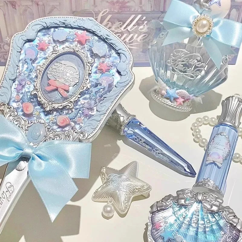 Makeup Set All In Flower Knows Little Angel Highlighter Powder Blush Strawberry Rococo Lip Gloss Perfume Kit