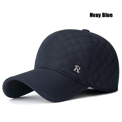 New Unisex Middle-Aged and Elderly Winter WindProof, Cold-Proof and Warm Baseball Cap With Ear Protection, Thickened Peaked Cap