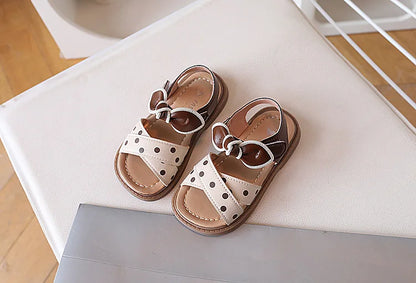 2026 Summer New Girls Soft Bottom Sandals Fashion Retro Hollow Roman Casual Shoes Open-toe Hundreds Of Princess Beach Shoes