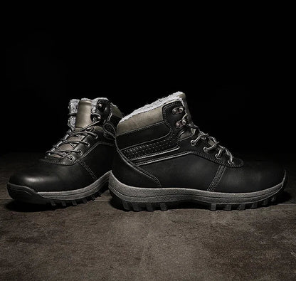 Men Boots High Quality Hking Shoes High Top Shoes Tactical Sneakers Snow Wniter Boots Outdoor Mountaineering Camping Thick Sole
