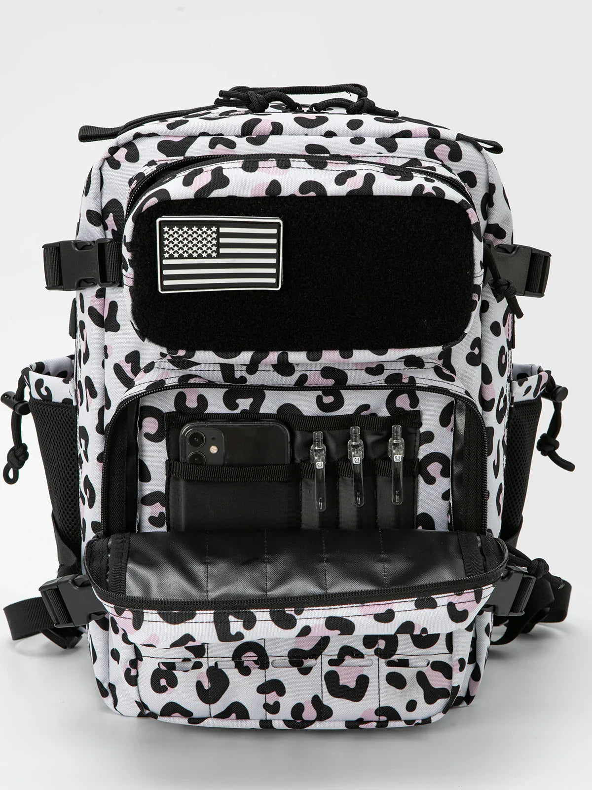 25L Tactical Backpacks for Men survival Laser Cut Molle Daypack Small Bug Out Bag Gym Hking Rucksack with Dual Cup Holders