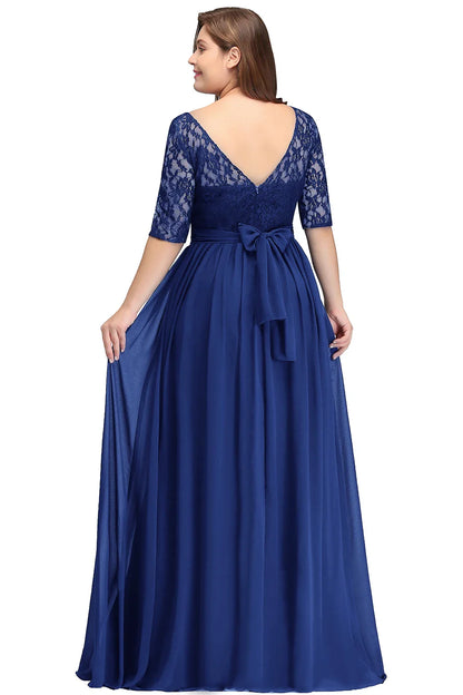 Burgundy Plus Size Bridesmaid Dresses Long V Back Sleeveless Evening Party Prom Gowns A-line Birthday Gift Women Robe De Soiree