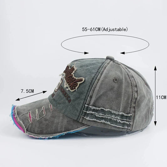 Washed Cotton 1969 Embroidery Baseball Caps For Women Men Sport Visors Vintage Snapback Cap Unisex-Teen Hip Hop Hat Bone Dad Hat