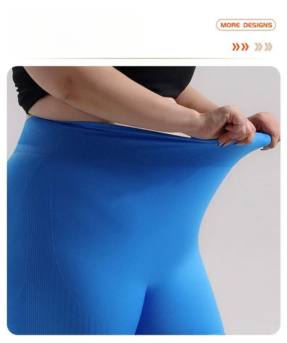 Plus Size Sports Shorts Women Seamless Skinny Shorts Outdoor Running Sexy Hip Liftting High Elastic Yoga Shorts Summer