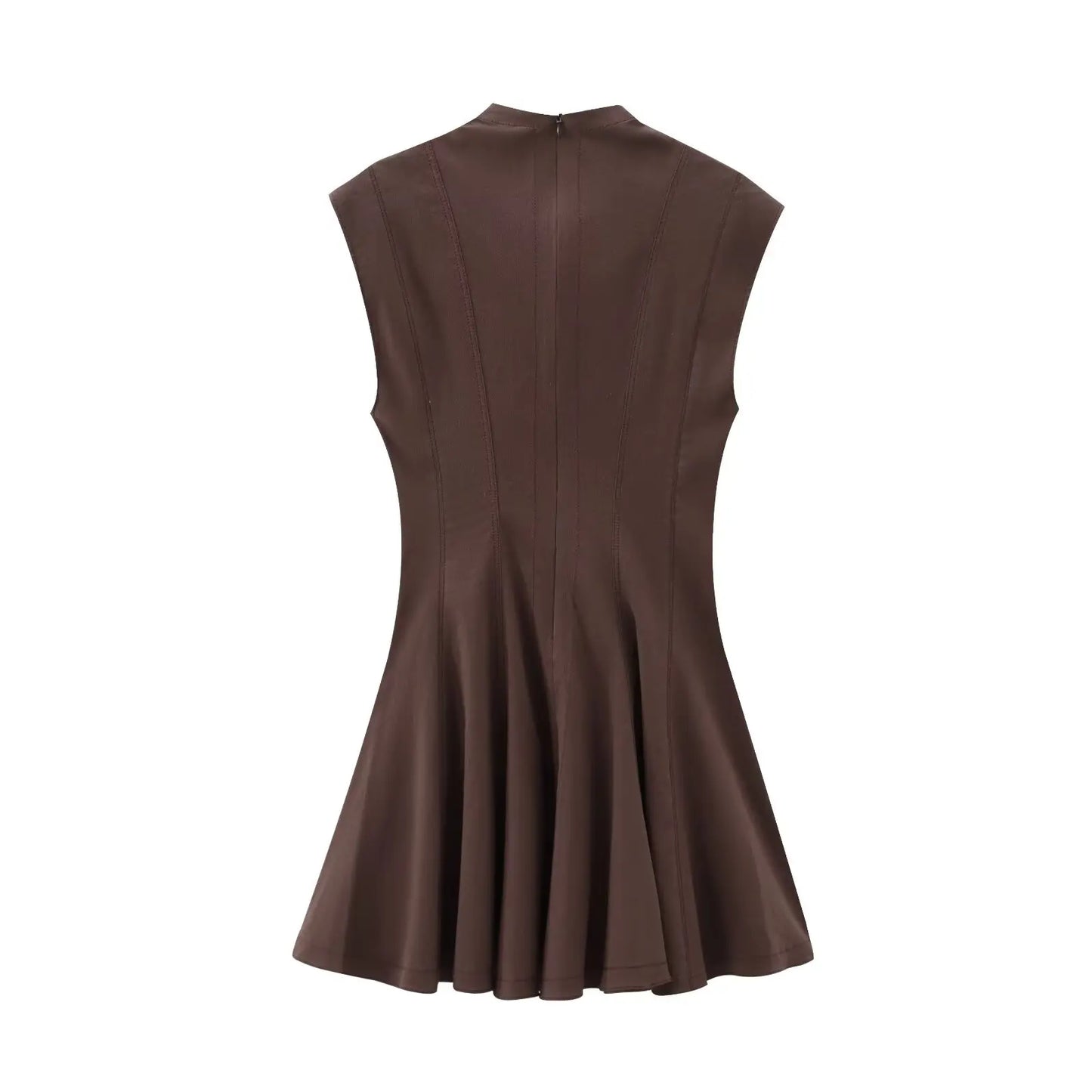 Ruffles Mini Party Dress Women Sleeveless A-Line Chic Evening Club Dress Fashion 2025 Y2K Girl Street Vestidos