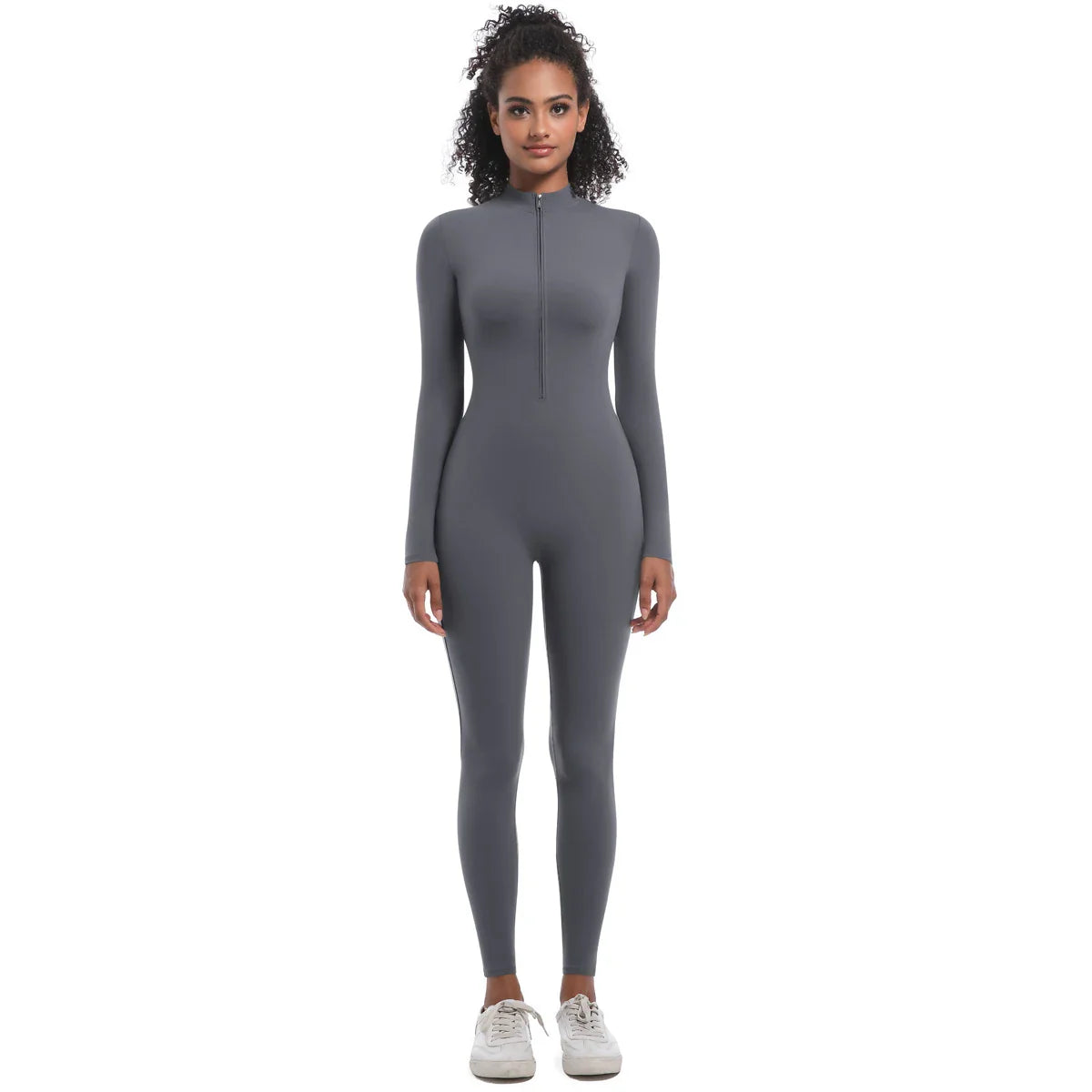 Women's Jumpsuit Women's Sports Shapewear Seamless Slim Fit Long Sleeve Sports Bodysuit  Fitness Sports Bodysuit Yoga Suit