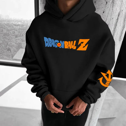 Anime Printing American Hip Hoodie Men's 2025 Autumn/Winter New Casual Loose Y2K Trendy Versatile Parent-Child Top