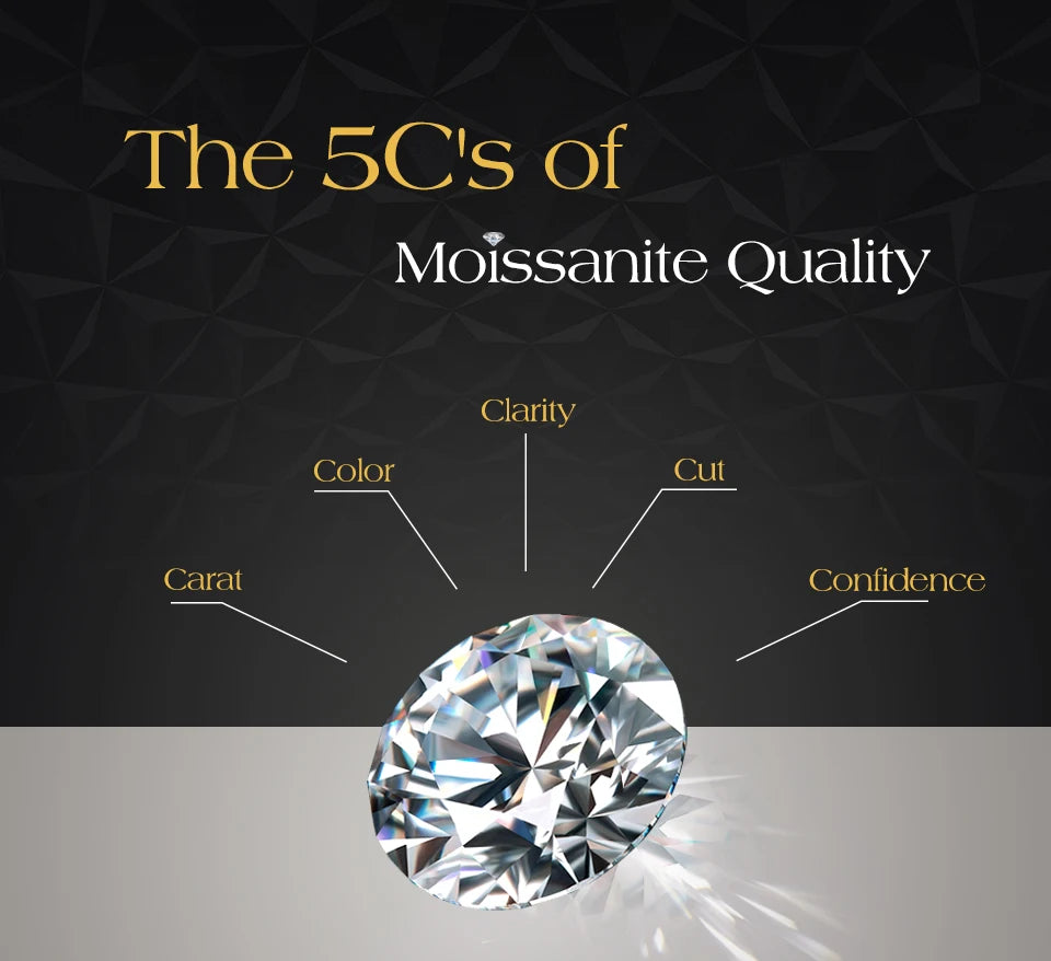 Full Moissanite Ring Snake Shaped DVVS1 Color Diamond  925 Sterling Silver For Women Men Wedding Rings Party Certified