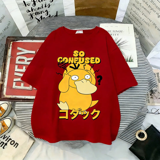 T Shirt Man Women 2026 Summer Y2k Short Sleeve Tee Top Streetwear Oversized Casual Parent-child Clothing