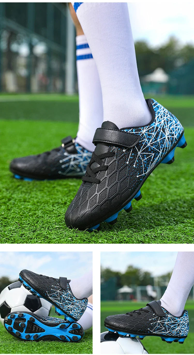 New Men Kids Soccer Shoes Cleats Match Grass Boys Professional Football Boots Ultralight Non-Slip Training Shoes Drop Shipping
