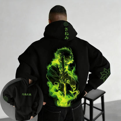 Demon Slayer Anime New Original Hoodie 2025 Autumn and Winter Men's and Women's Street Casual Loose American Hip Hop Sweater Top