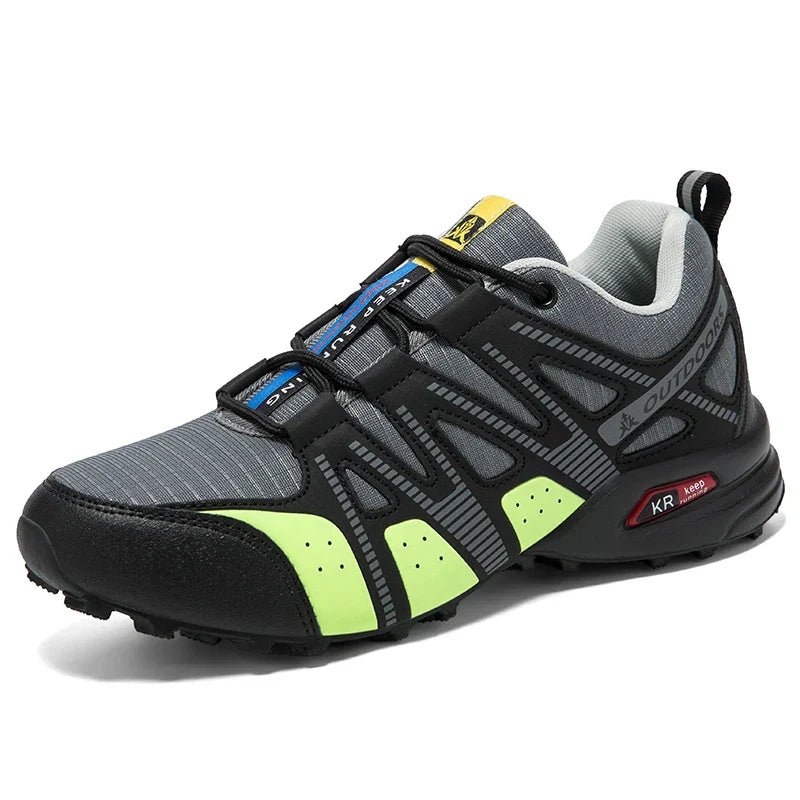 Sapatos de Caminhada Masculinos e Femininos Impermeáveis para Exteriores Tênis de Treino com Cadarço para Escalada Trekking Tênis de Montanha para Caminhada e Caça Tênis Táticos
