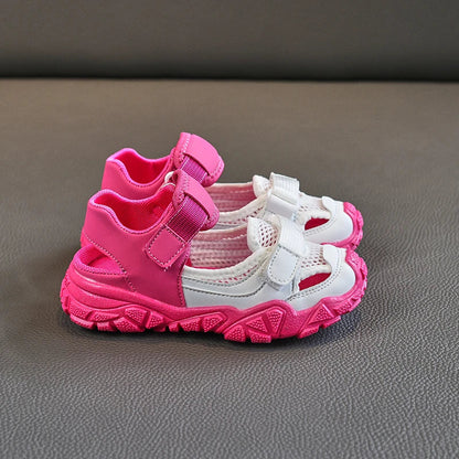 Children Shoes Sport Breathable Boys Sneakers Brand Kids Sandals for Girl Trainers PEclass Casual Child Flat Tennis Shoes E05313