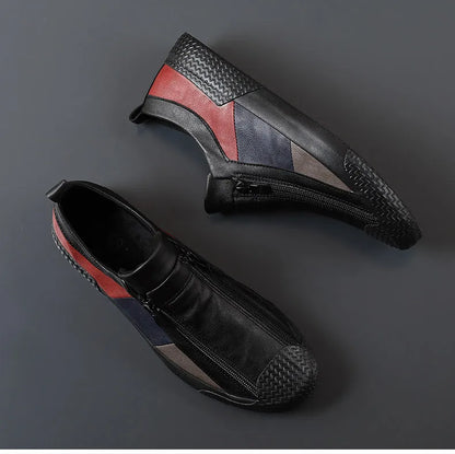 Handmade Leather Casual Shoes for Men Shoes Design Sneakers Man Comfortable Leather Shoes Men Loafers