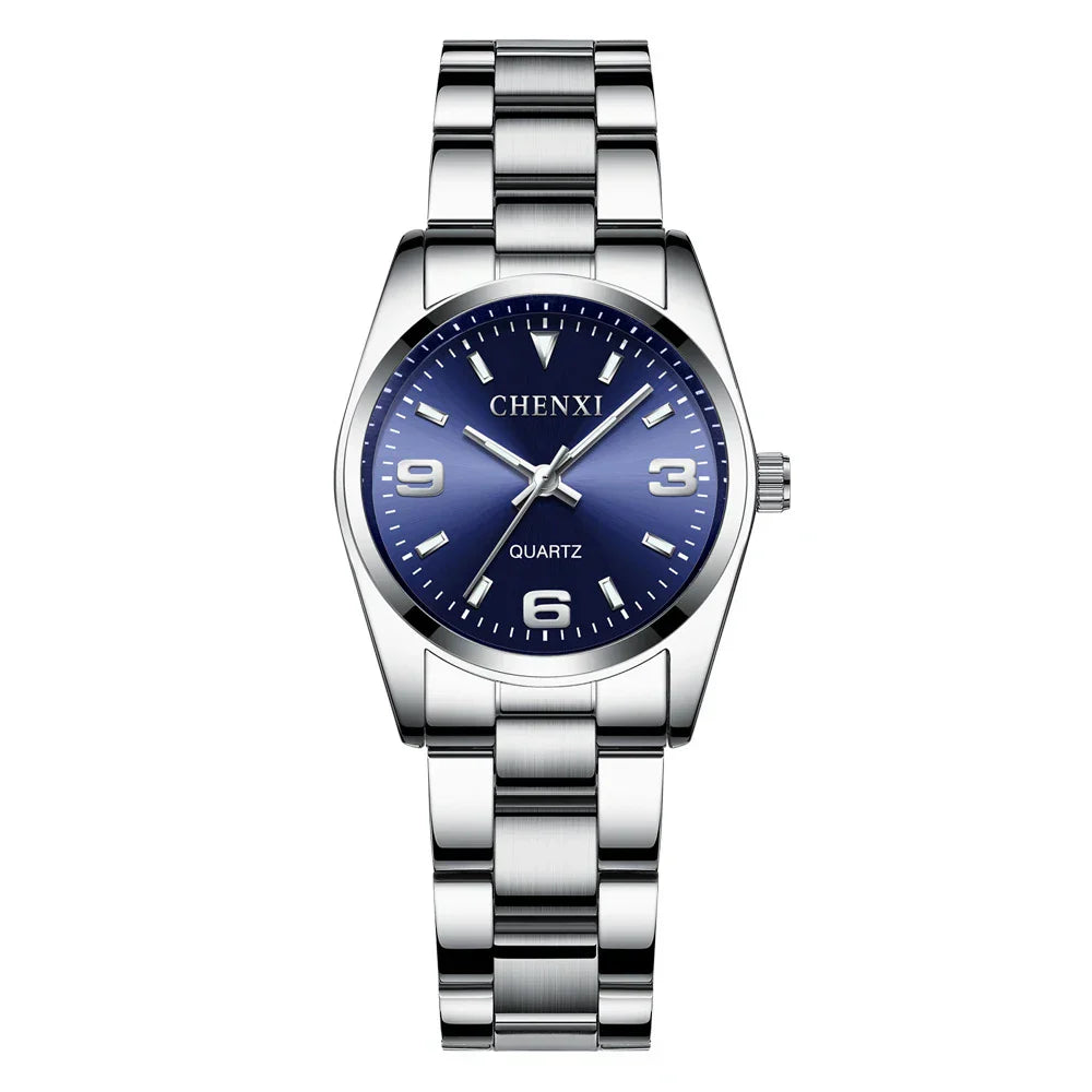 6 Colors Watch Luxury Women's Casual Watches Waterproof Watch Women Fashion Dress Rhinestone WristWatch CX021B