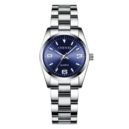 6 Colors Watch Luxury Women's Casual Watches Waterproof Watch Women Fashion Dress Rhinestone WristWatch CX021B