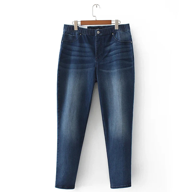 Women Oversize Denim Straight Pants