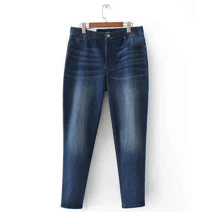 Women Oversize Denim Straight Pants