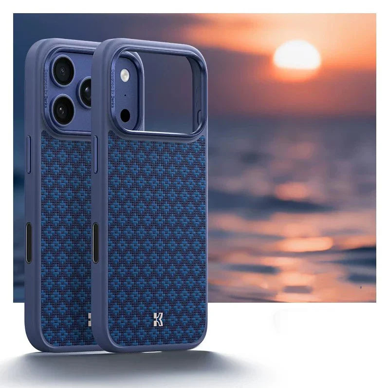 Original Benks Blue Style Kevlar Series For iphone 17 Pro Max Case Woven Aramid Fiber Case for iphone 17 pro caseS