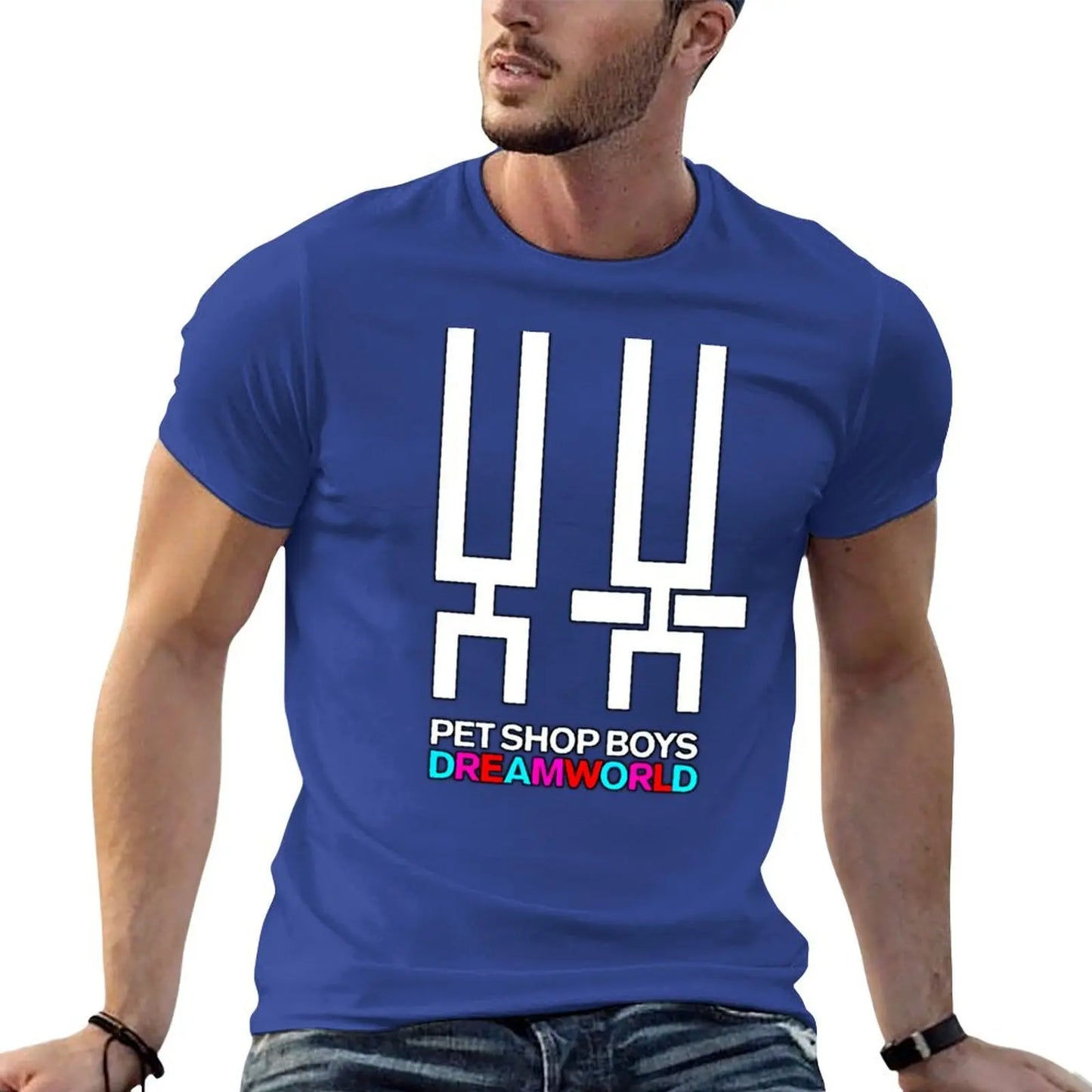 Pet Shop Boys T-Shirt tees blanks anime clothes sublime men clothing