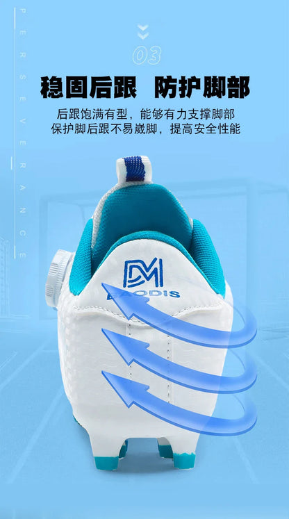 New Children Soccer Cleats Football Boots TF FG Anti-Slip Comfortable Training Shoes Outdoor Indoor Sneakers for Kids Boys Girls