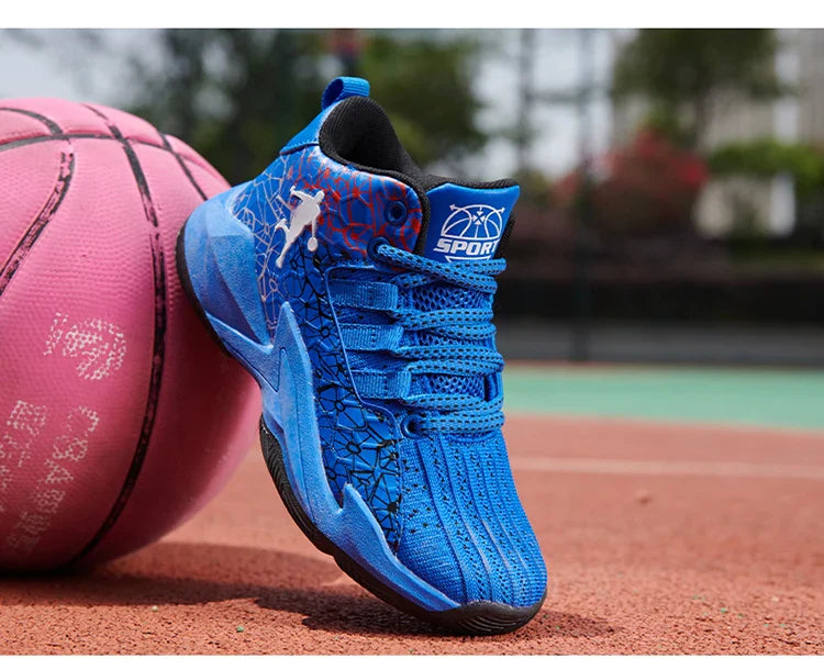 2026 Kids Sneakers Boys Basketball Shoes Children's Casual Shoes Outdoor Training Running Sneakers Child Non-slip Comfortable 8