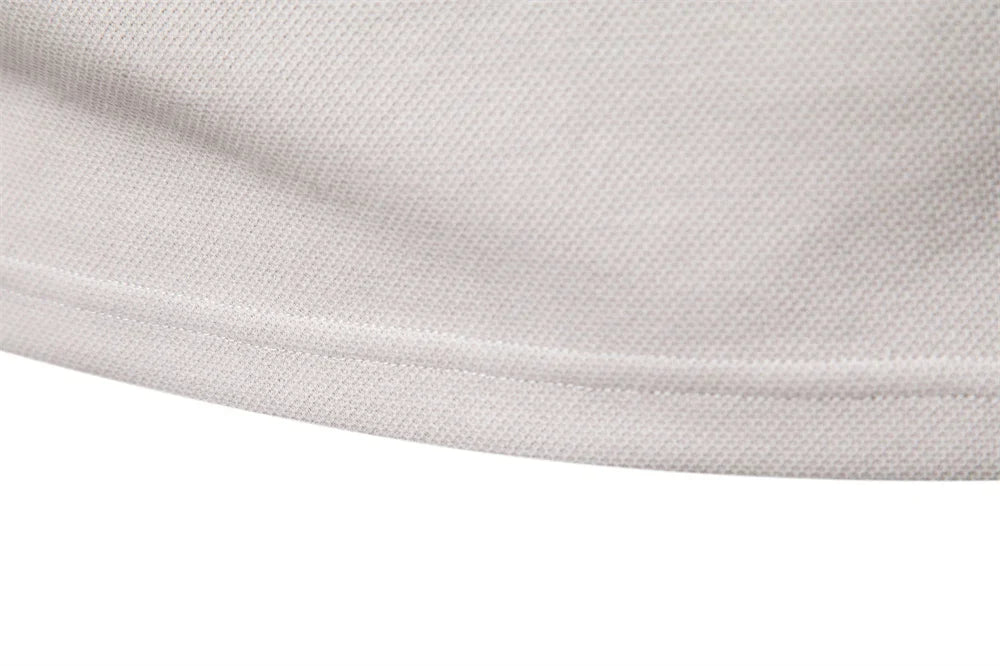Men's Embroidery Polo Shirt Fashion Turn down Collar Casual Social Luxury Golf Shirt