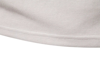Men's Embroidery Polo Shirt Fashion Turn down Collar Casual Social Luxury Golf Shirt