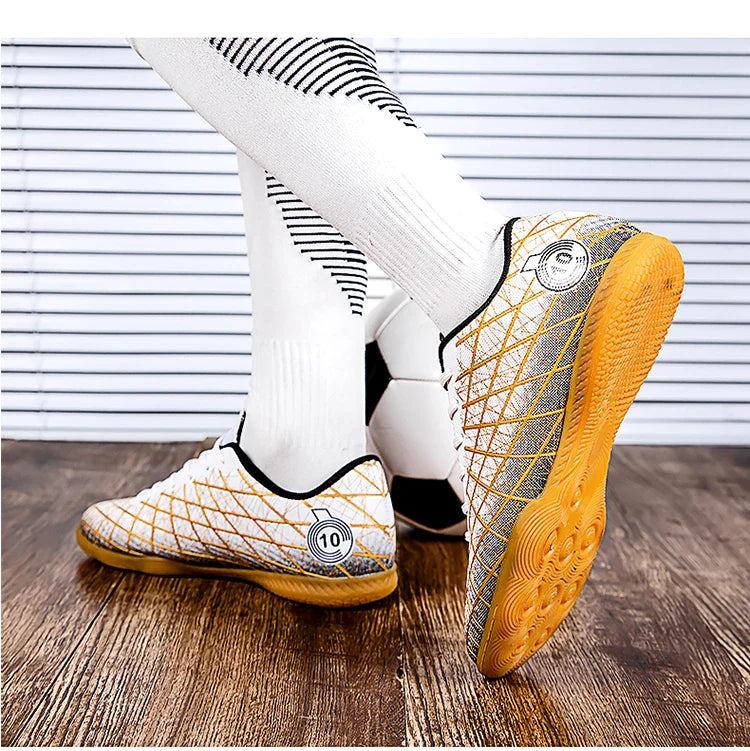 Stylish And Comfortable Adult Training Match Sports Football Shoes Outdoor Indoor Grass Sports Shoes For Youth Students 35-47#