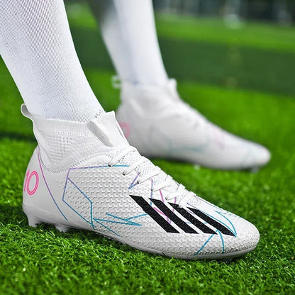 New Unisex Football Boots Professional Non-slip Soccer Shoes Outdoor Drop Shipping Futsal Match Training Sport Sport Sneakers