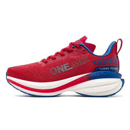 Tênis de Corrida Masculino ONEMIX com Amortecimento de Ar, Tênis Esportivo Respirável de Malha para Uso Externo, Aumento de Altura, Calçado de Caminhada, Tamanhos EU 35-47