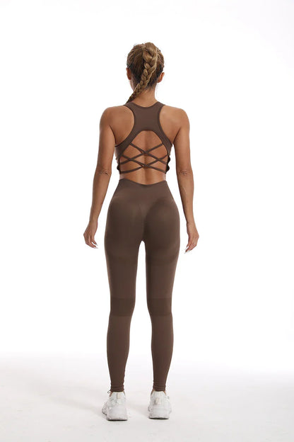 Women's tracksuit Fitness Yoga Sets Sportswear Workout Sports Bra+High Waist Leggings Gym Clothing Seamless Sports Suits