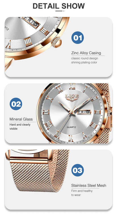 2024 New Watch Women Luxury Watches Ladies Creative Steel Women's Bracelet Watches Female Waterproof Clock Relogio Feminino