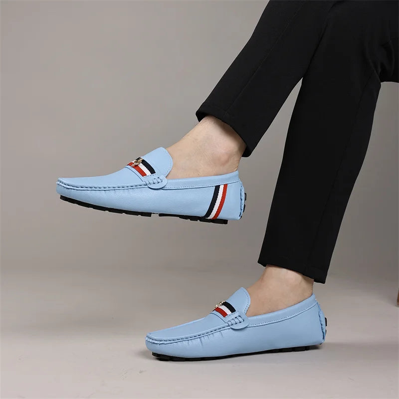 Loafers Men Driving Shoes Casual Shoes Comfortable Classic PU Leather Loafers Business Shoes Slip on Walking Men Loafers Shoes