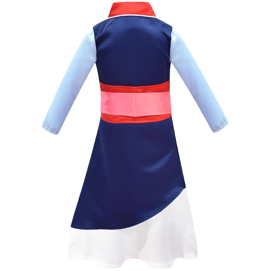 Mulan Same Costume Girl Hero Halloween Cosplay Costume Children Long-sleeved Two-piece Drama Costume Chinese Style Dress