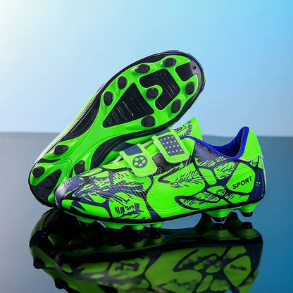 New Men Kids Non-Slip Ultralight Football Boots Professional Cleats Grass Boys Soccer Shoes Match Training Shoes Drop Shipping