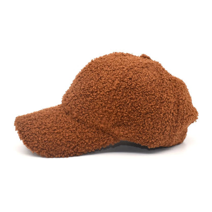 Baseball Cap New Winter Windproof Lamb Wool Caps Warm Caps Women Men Plush Simple Hat Casual Comfortable Outdoor Hats