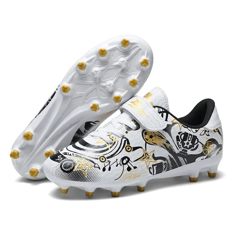 Children's Soccer Shoes Cleats Sneakers FG Sport Non-Slip Kids Football Boots Training Match Boys Youth Professional Shoes New