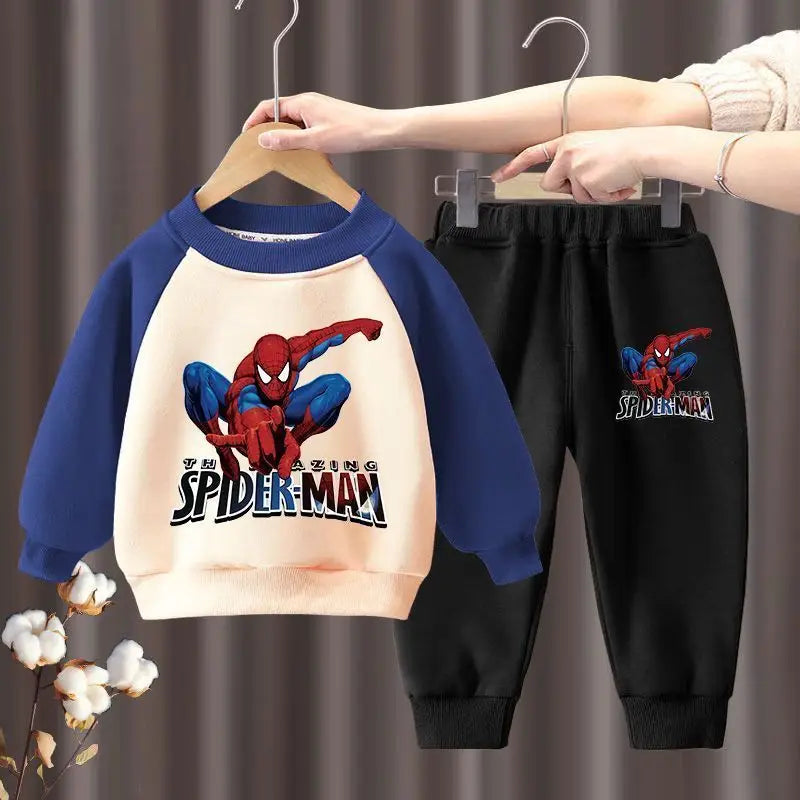 Children's Clothing Sets Boys Cartoon Sweatshirt and Sweatpant 2pcs Kids Tracksuits Boys Pullover Set