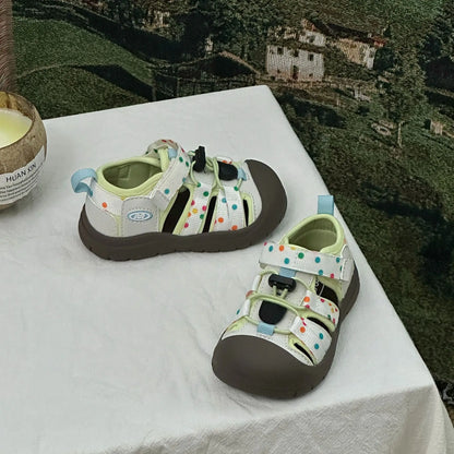 Children Mountain Functional Outdoor Breathable Sports Sandals Summer Baby Candy Color Anti-kick Sandals Boys Girls Beach Shoes