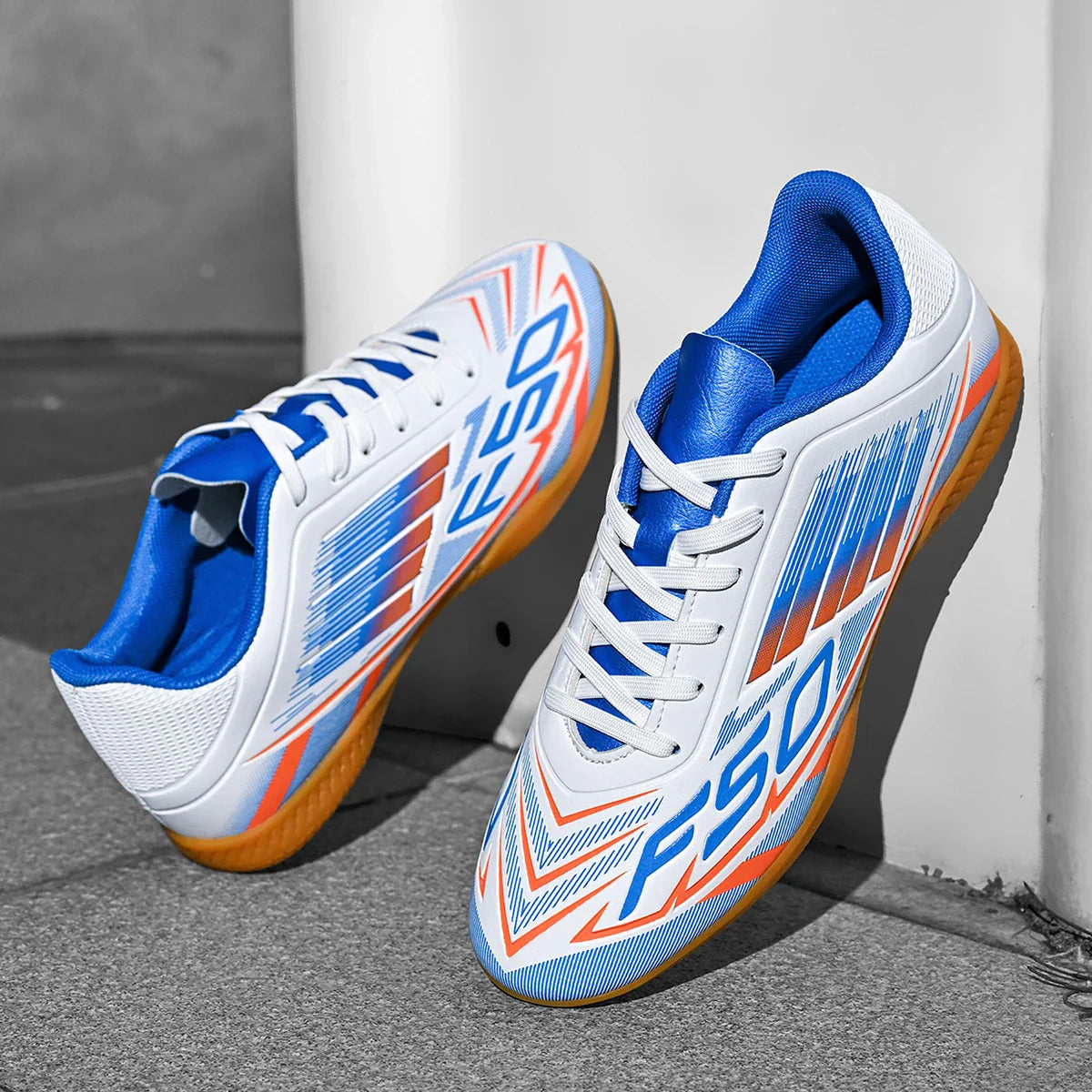 Men's special five-a-side IC indoor flat football shoes, breathable indoor football shoes for sports competitions