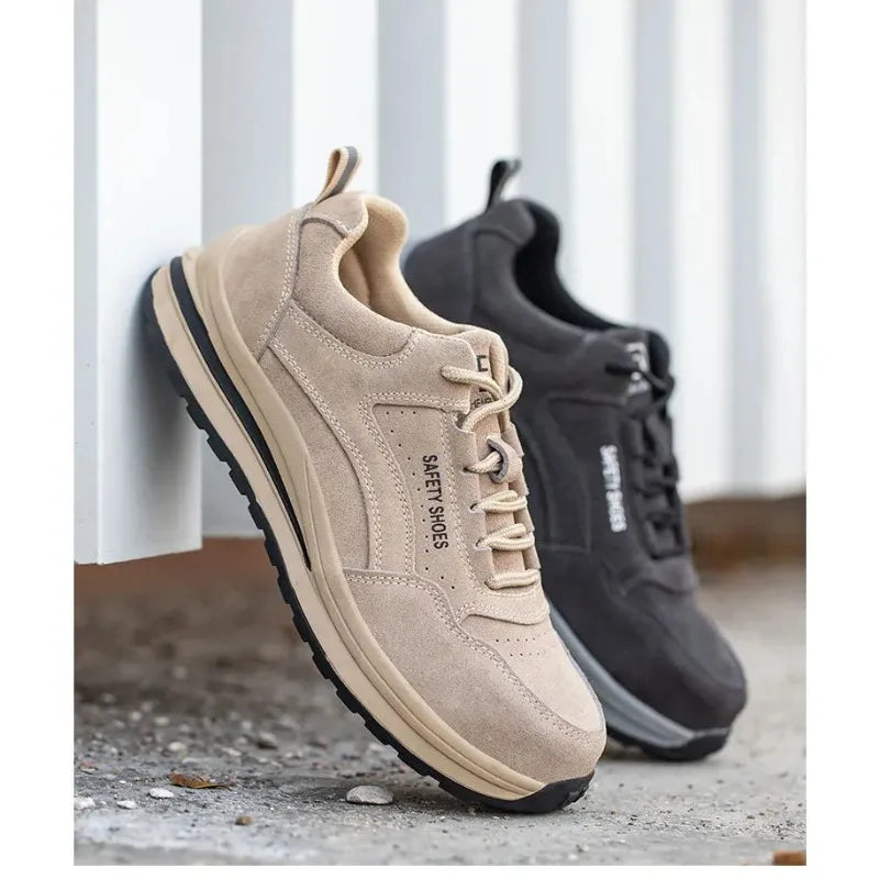 safety autumn shoes breathable work shoes anti stab work sneakers with steel toe indestructible shoes anti smashing safety shoes
